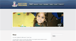 Desktop Screenshot of brightfuturespreschool.com
